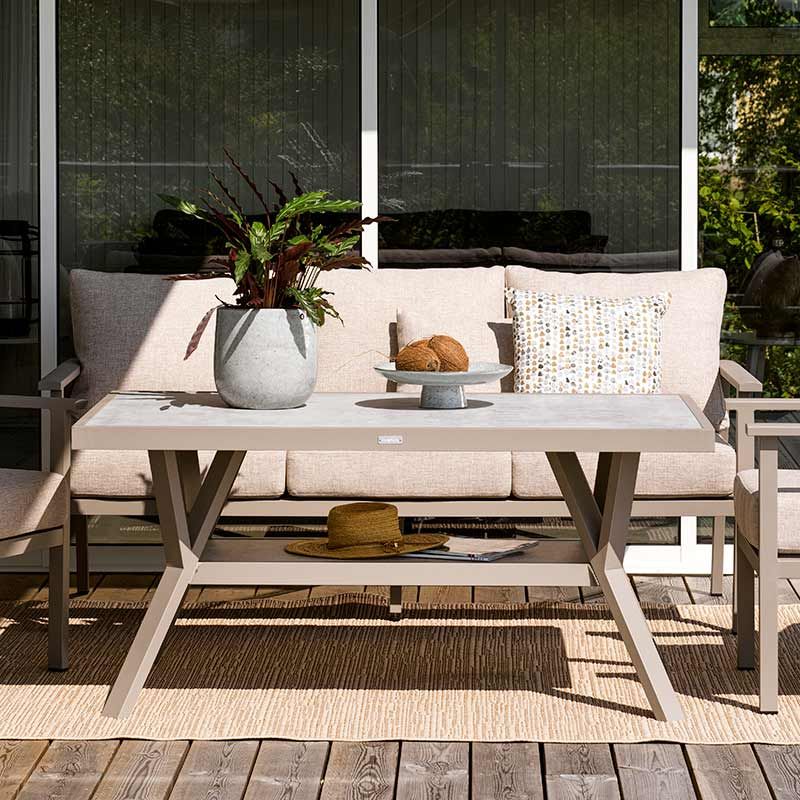 Samvaro 3-sitssoffa khaki/sand 