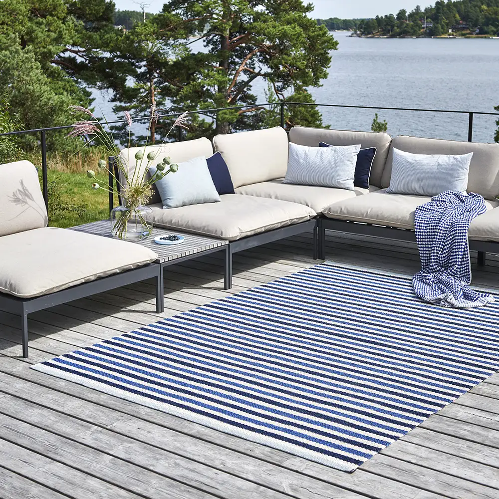 Teo matta 85x200 cm Denim/Dark Blue/Vanilla 