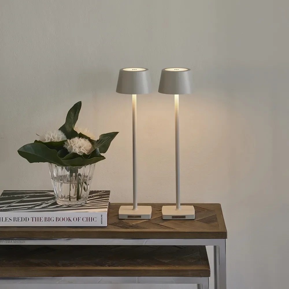 Luminee LED Lampa Micro USB flax