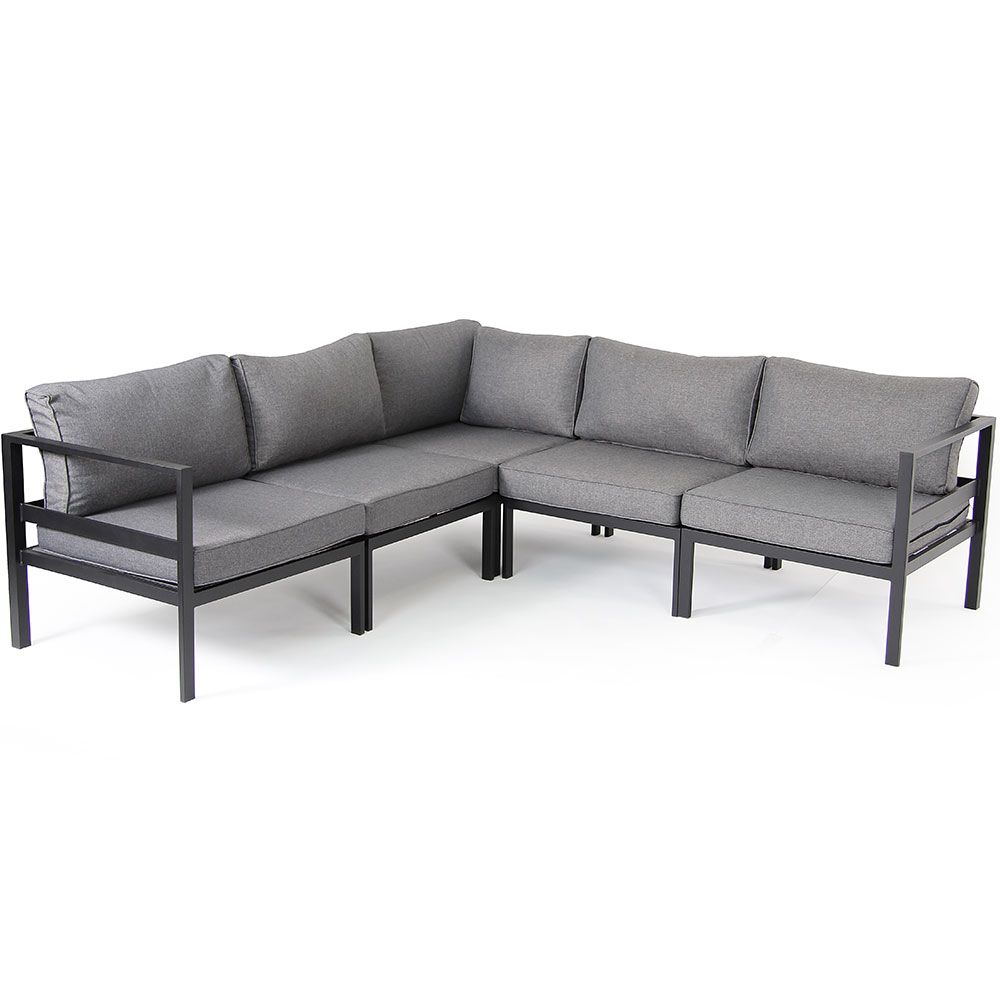 Leone Hörndel Svart/Grå Aluminium 