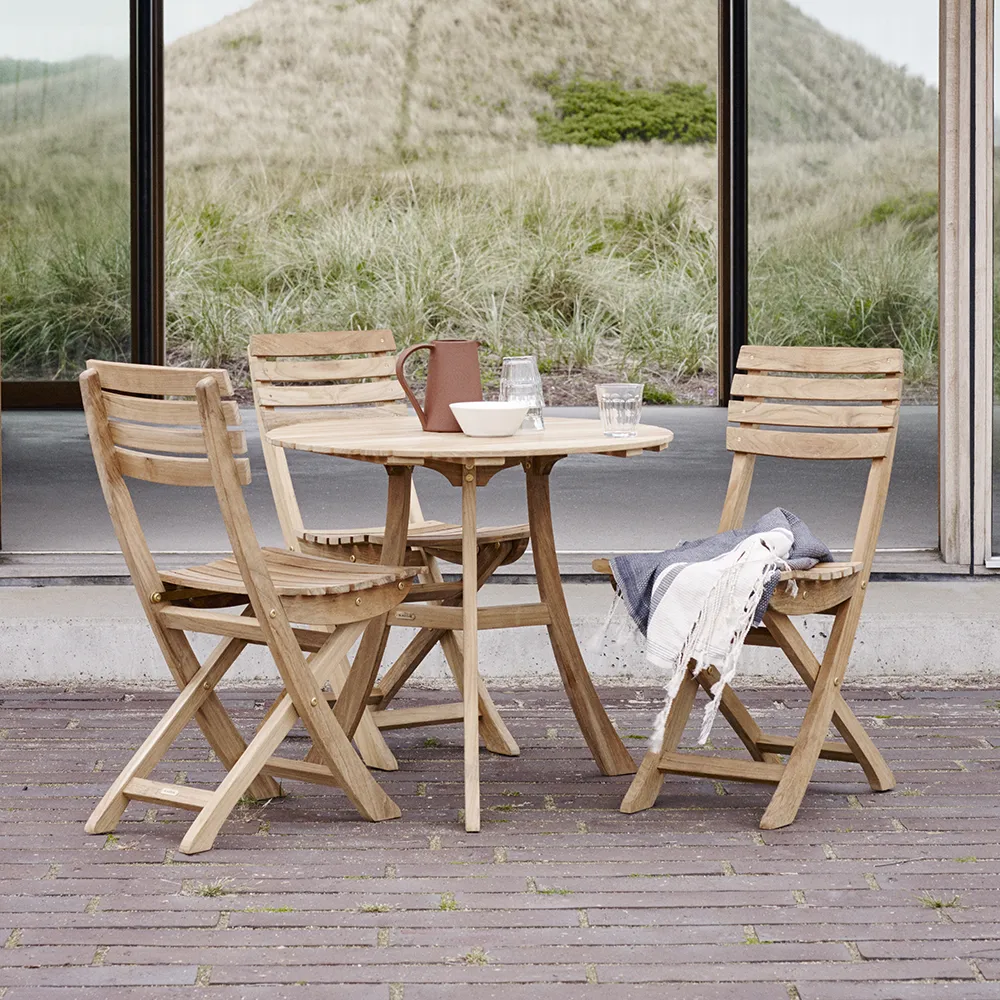 Vendia Bord 75 cm Teak 