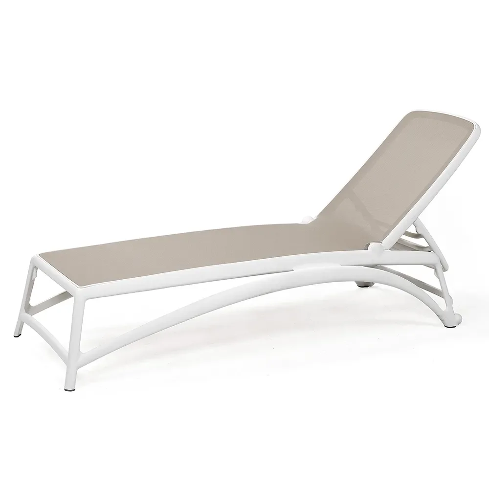 Atlantico solsäng White-Tortora