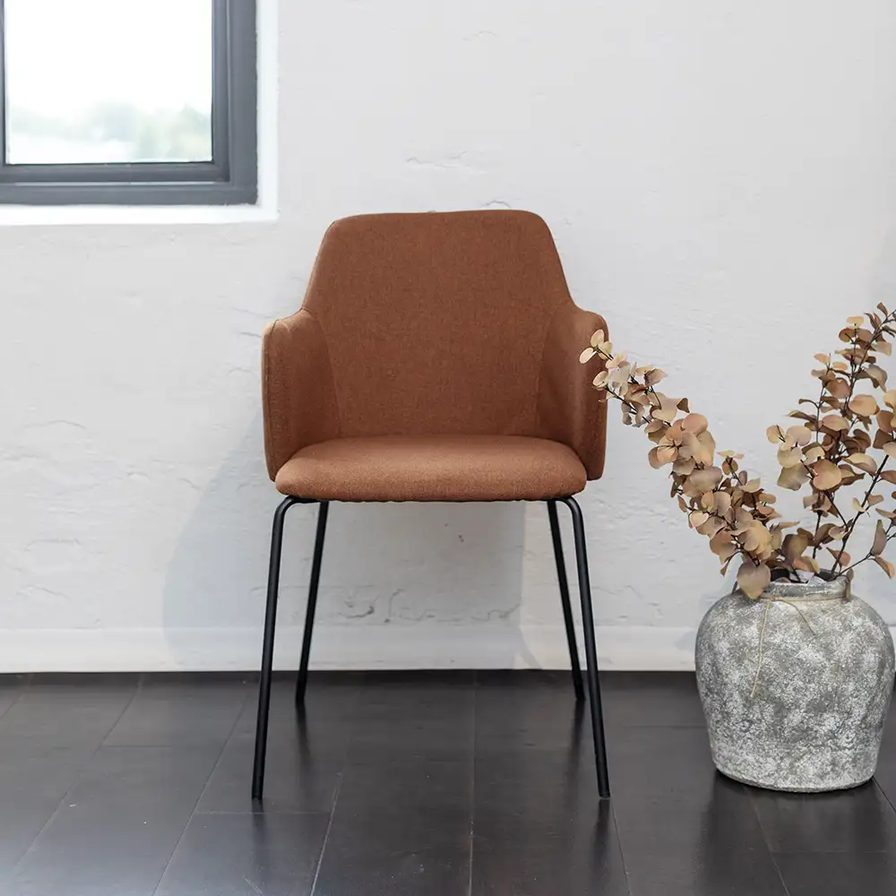 Urban Matstol rostbrun 2-pack 