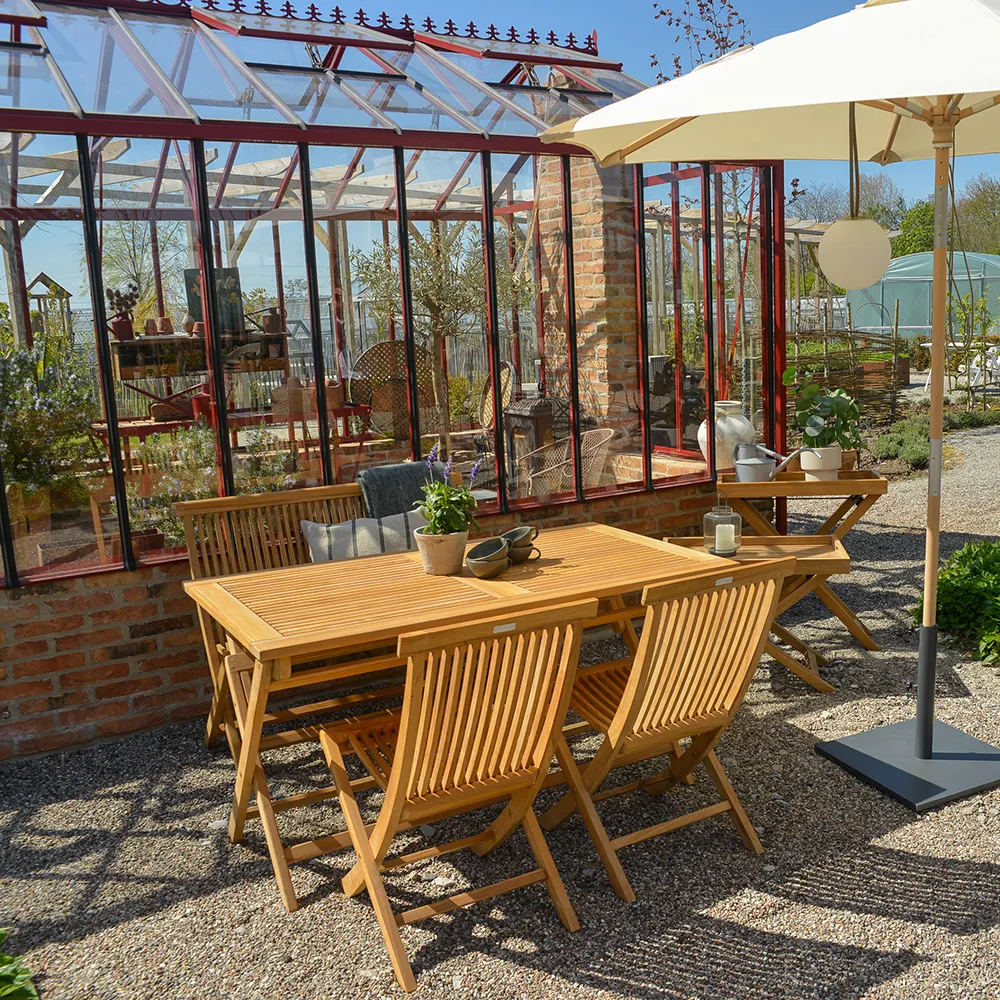 Turin matstol natur teak 