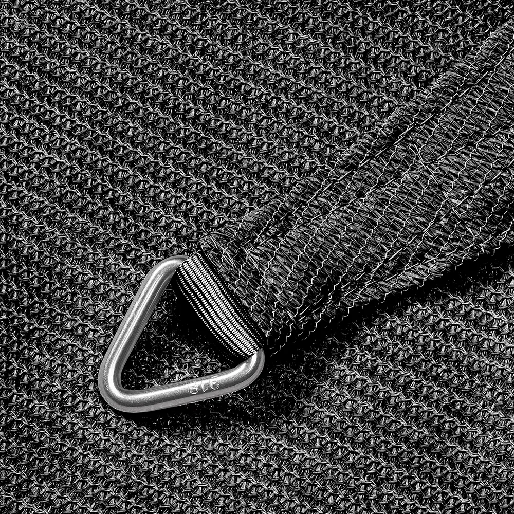 Coolfit solsegel kvadratiskt 500x500cm grå