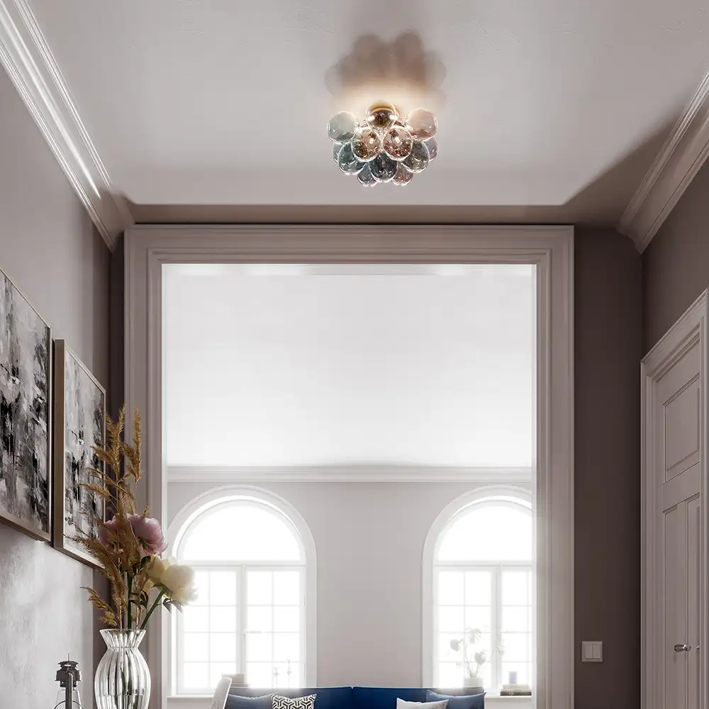 Gross plafond Ø30cm Rökgrå