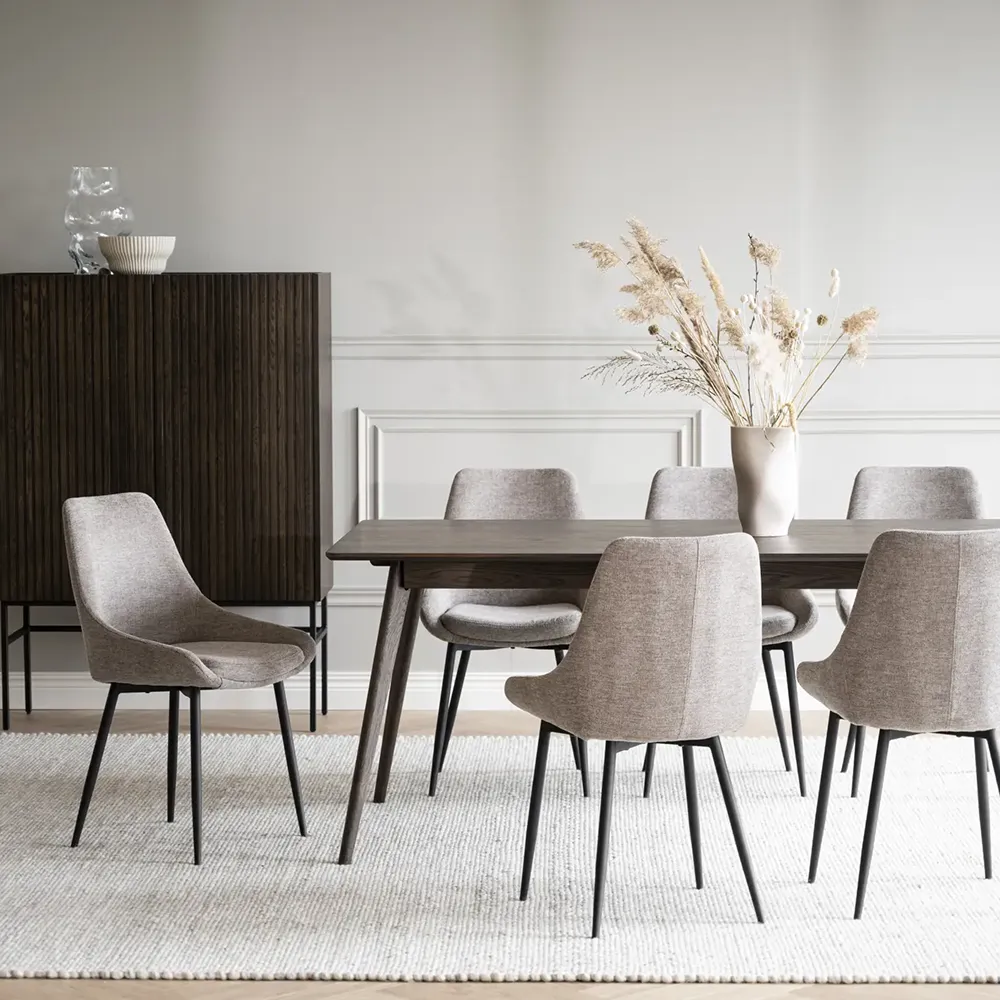 Sierra stol beige tyg