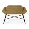 Barrow Fotpall - Ginger fabric 