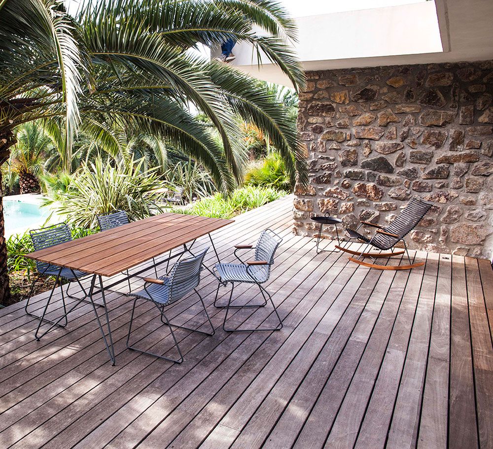 Click karmstol hög rygg ljusblå