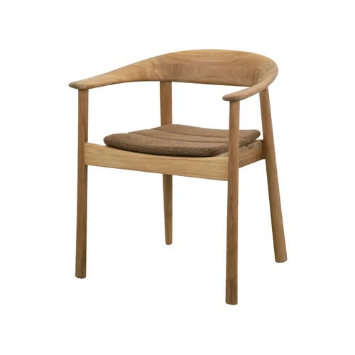 Majestic stol m/armstöd sittdyna Umber brown, Rise