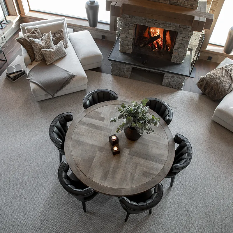 JOSH matbord Ø170 black