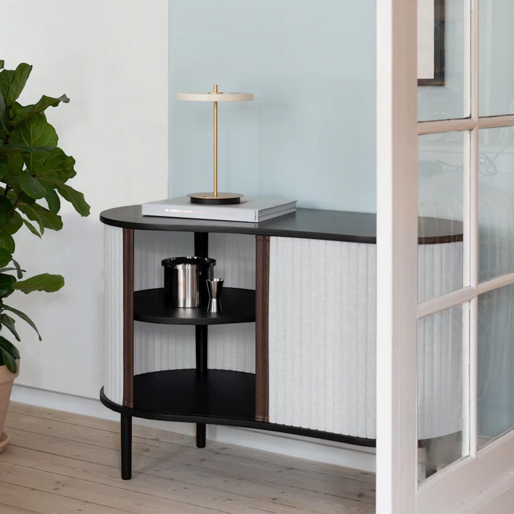 Audacious Skåp Svart Ek/Sterling