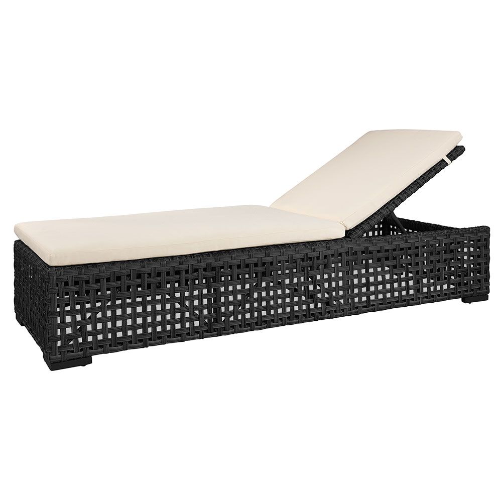 Solsäng Orlando Classic Konstrotting Svart exkl dyna