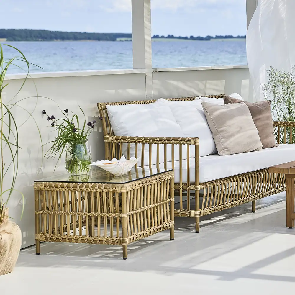 Caroline Sidobord 60x60 Antik