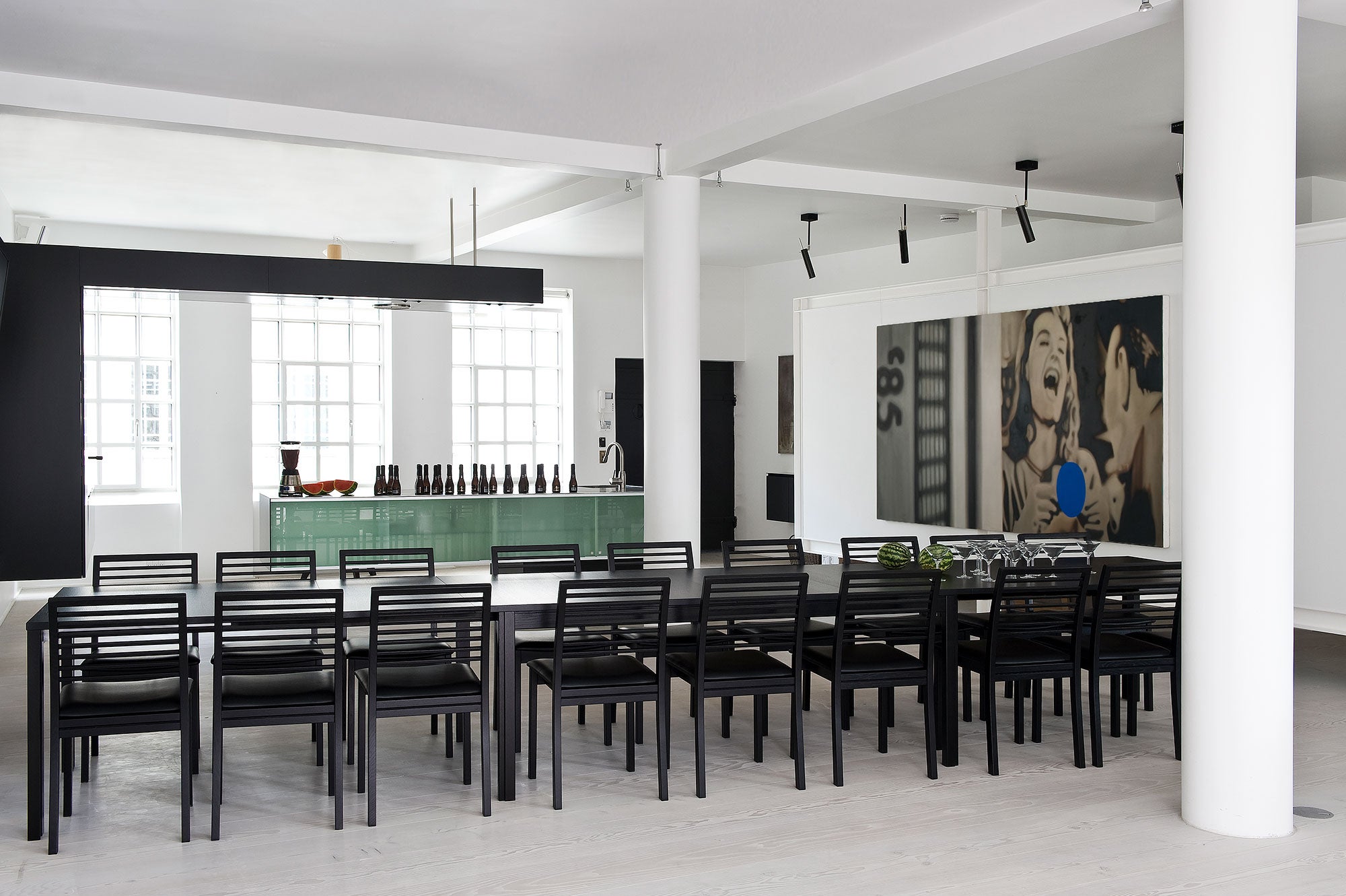 Sm24 Bord massiv naturoljad ek 200-356(512)x100x73 cm