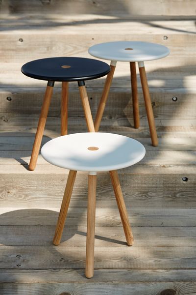 Area Sidobord/Pall Vit 