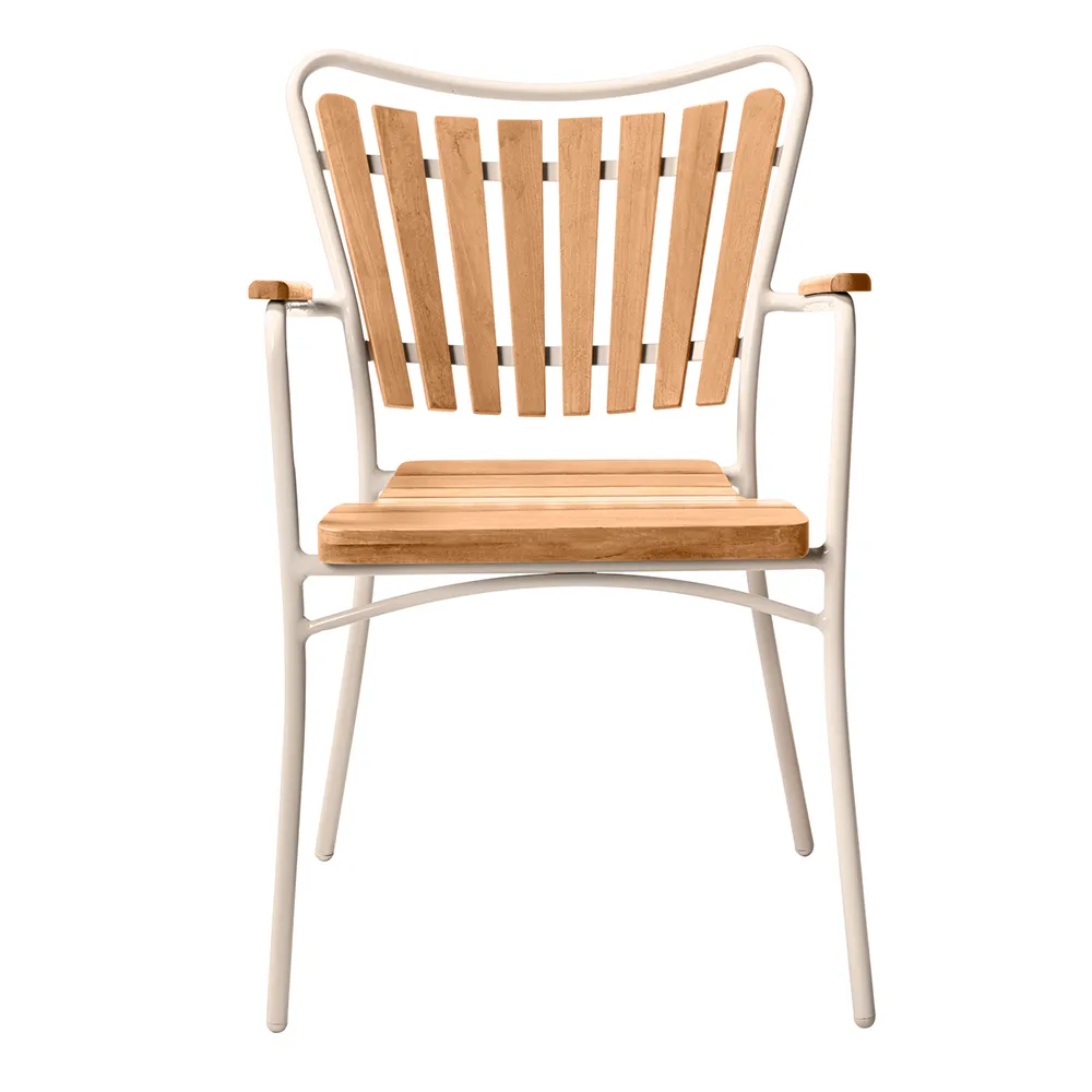 Ellen karmstol sandy grey / teak
