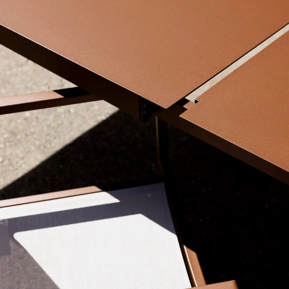 Aria Utdragbart bord rust