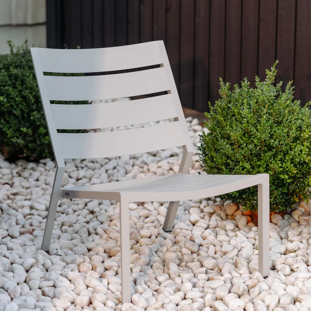 Delia relaxstol Ljusgrå