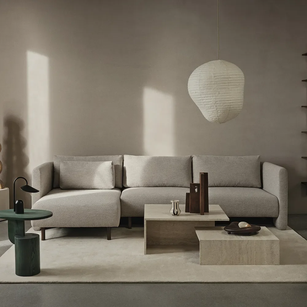 Distinct Grande Duo bord - Travertine