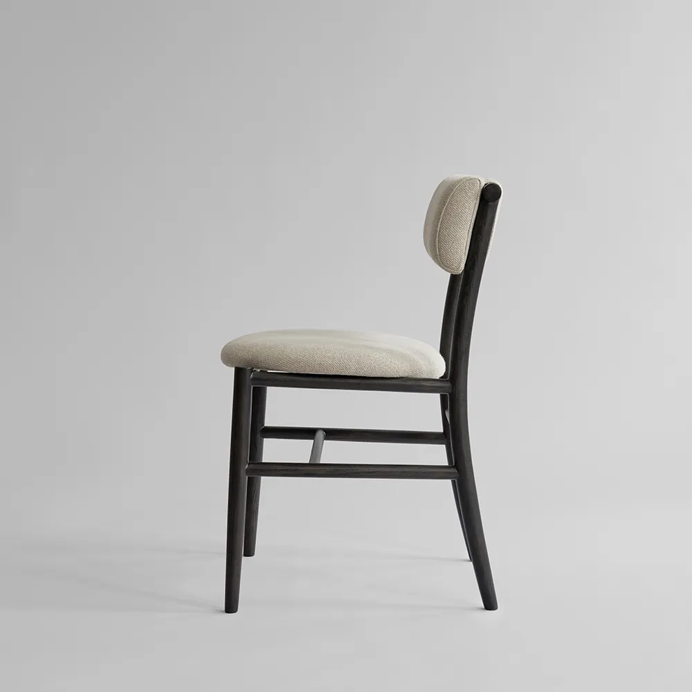 Nama Matstol - Coffee Black, Linen