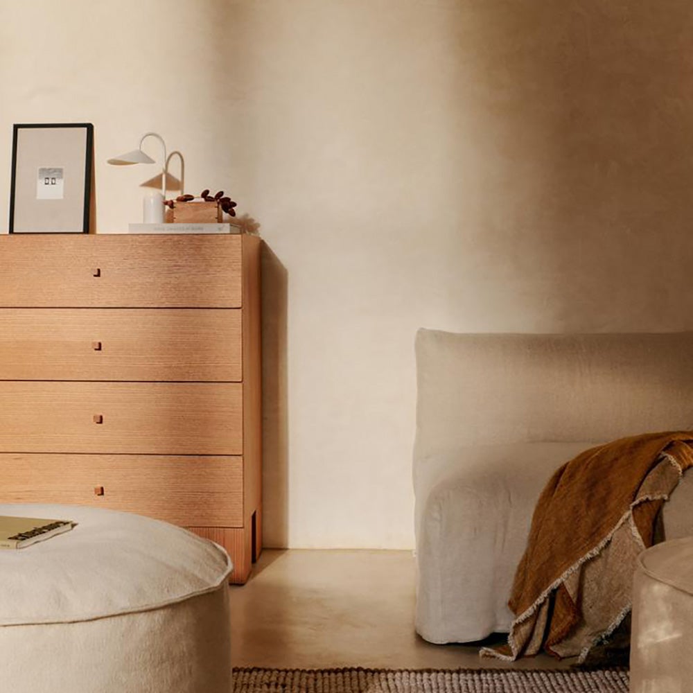 Kuben byrå 1x4 - Natural Oak Veneer