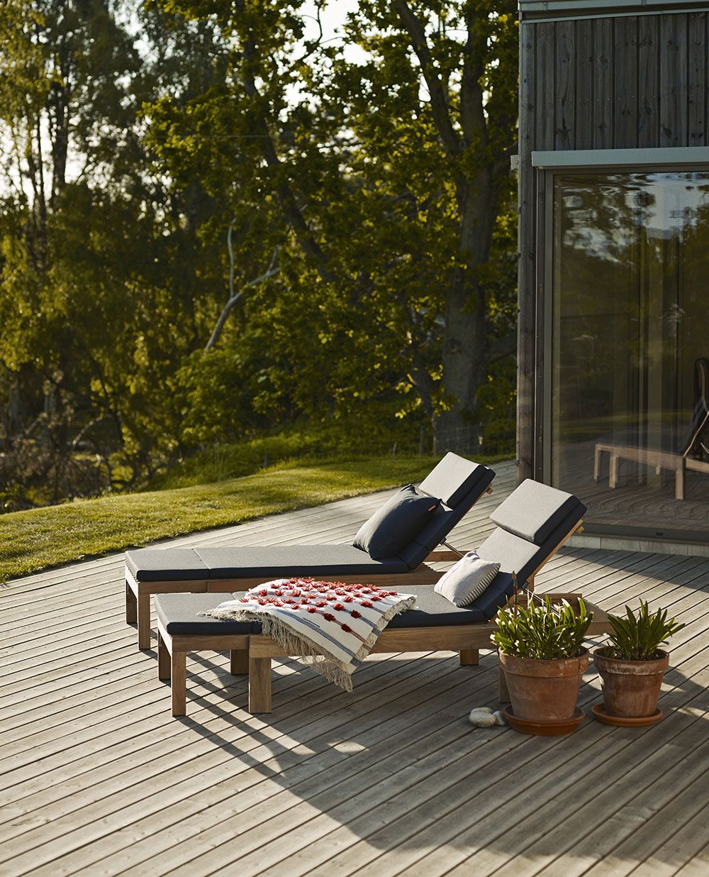 Riviera solsäng teak