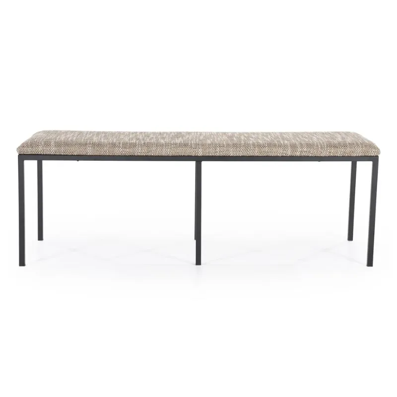 Lass bänk 135x45x47 cm polyester brun