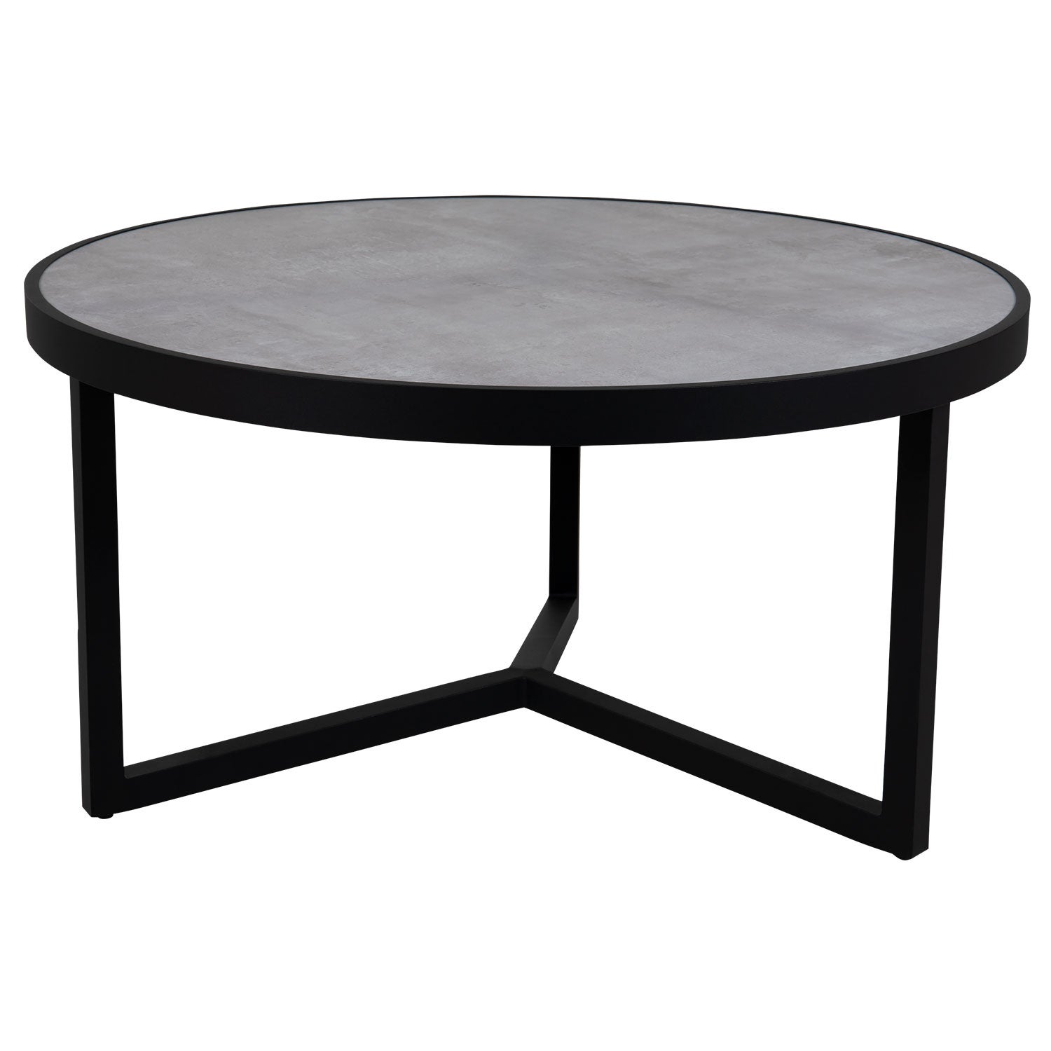 Itonda soffbord 100  cm svart/grå 