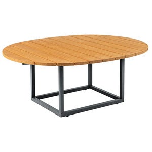 Olive soffbord 80x110 cm antracit / bamboo