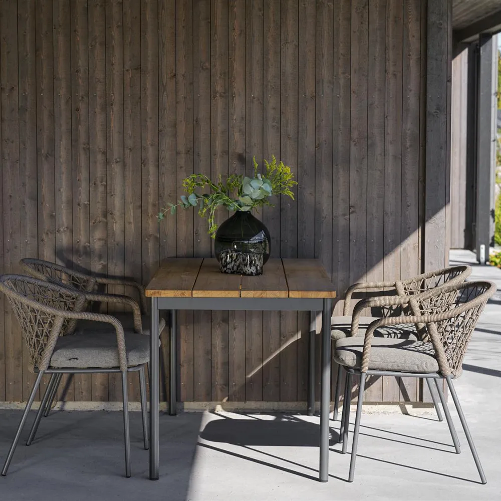 Nox Bistro matbord 70x125 cm Bambu/Anthracite