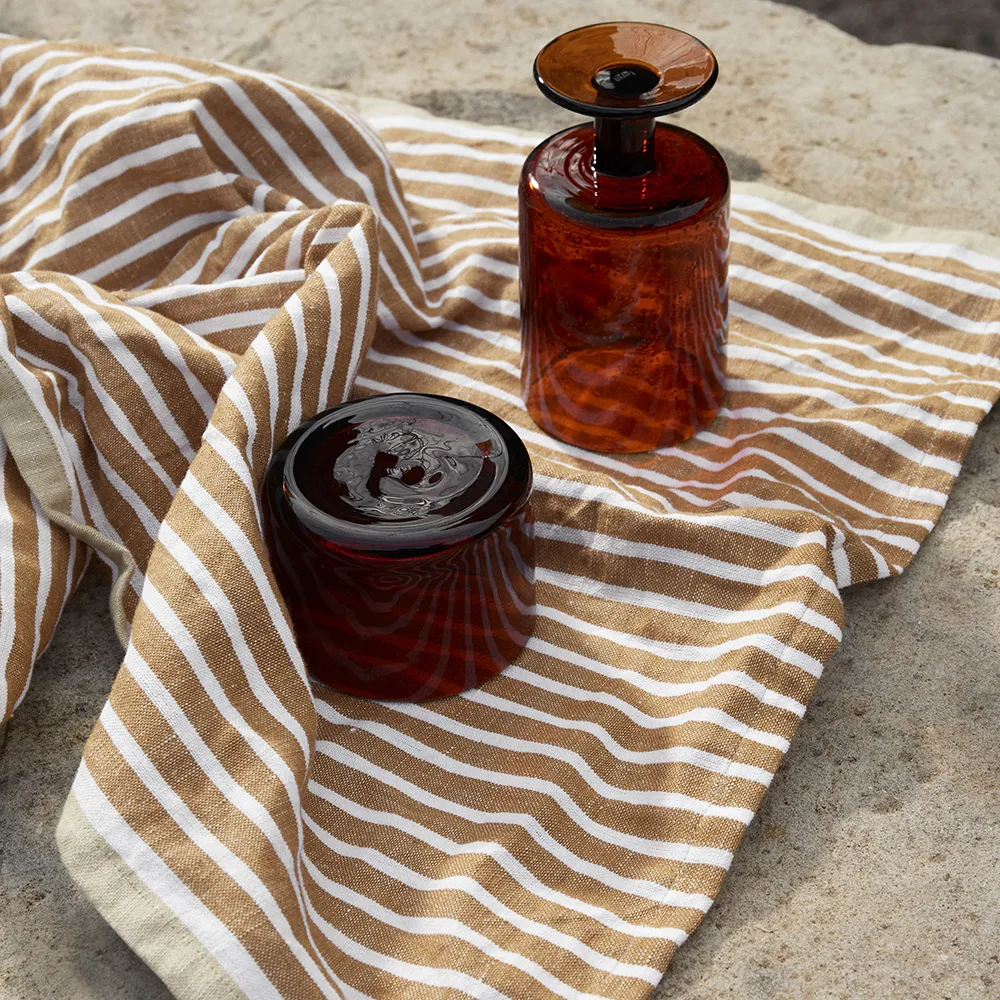 Kökshandduk Hale  Golden Brown/Silver Fern