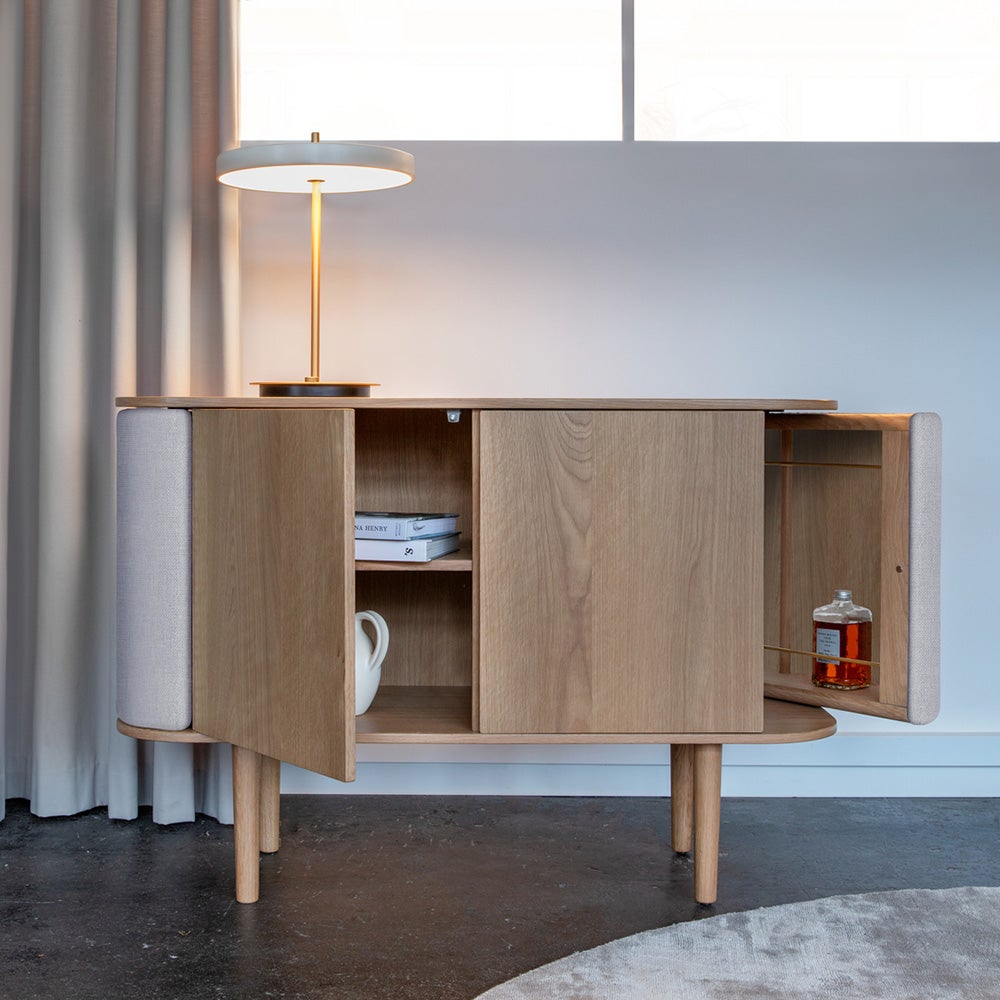 Treasures 2-dörrars skåp Ek/White sands