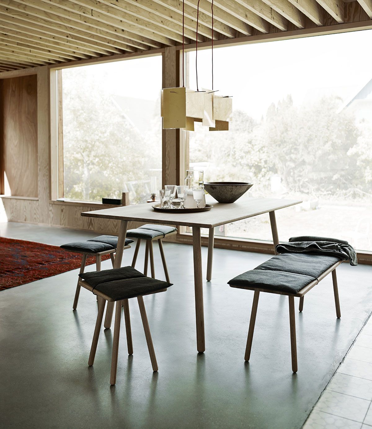 Georg bänk 124x38 cm ek