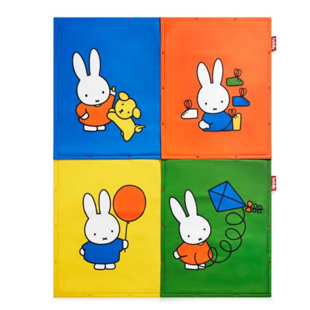 flying carpet x Miffy lekmatta 180x140 cm yellow