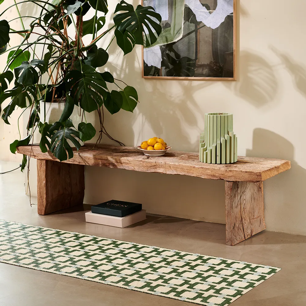 Tom matta Leaf/Cream/sage 70 x 120 cm