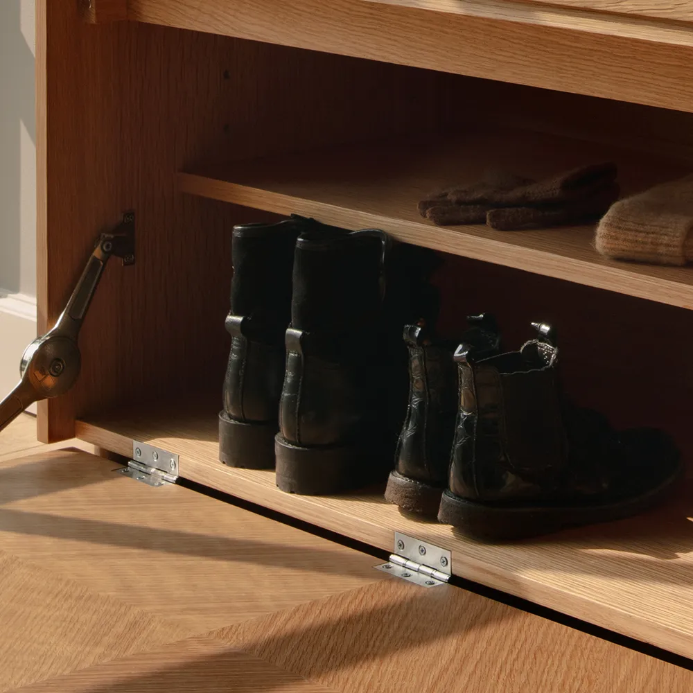 Förvaringsbänk Hideaway Cane – White Sands