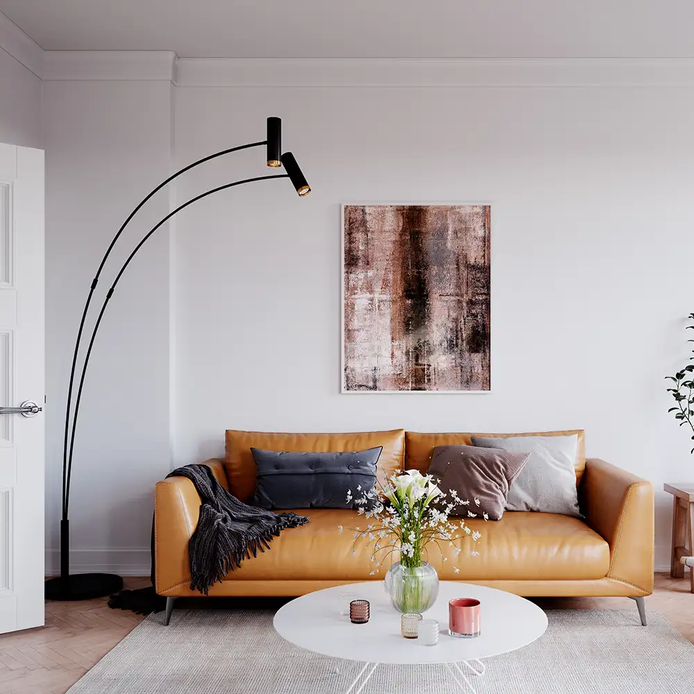 Puls 2 Golvlampa svart