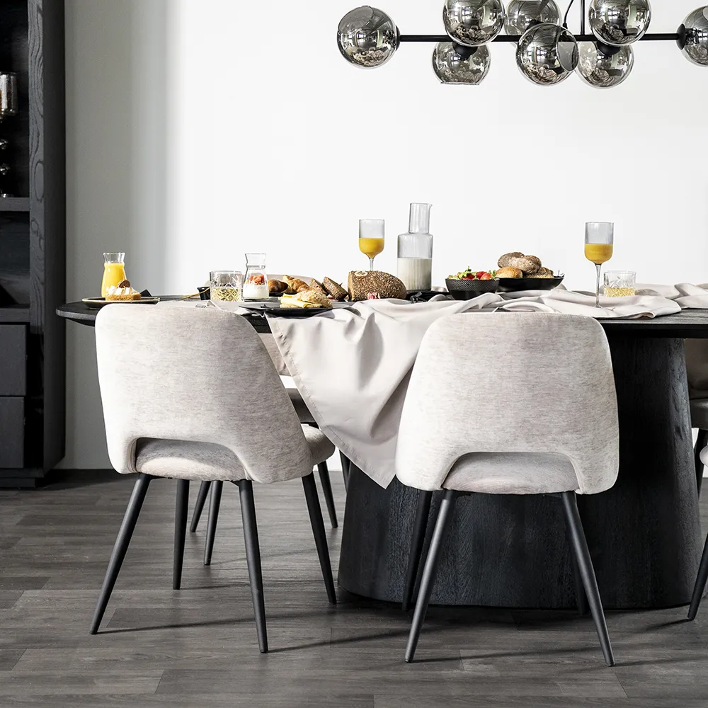 Aron Matbord 200x110 - svart