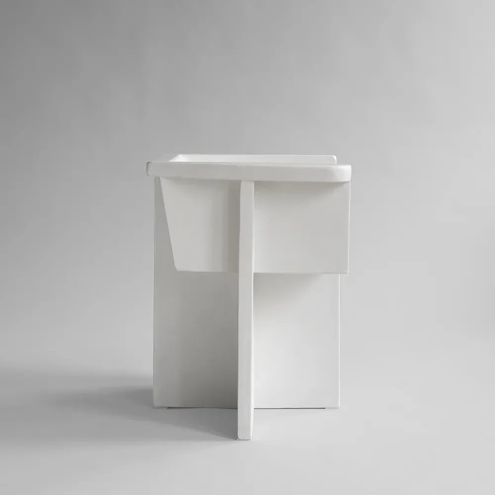 Brutus Matstol - Bone White