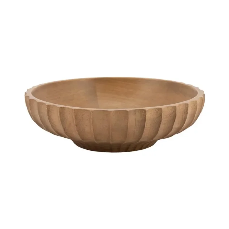 Yori small Skål 19x19x6 cm Mangoträ Brun