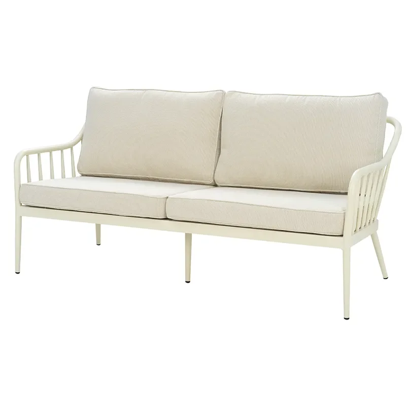 Coleville 3-sits soffa  Pearl white / Dot beige