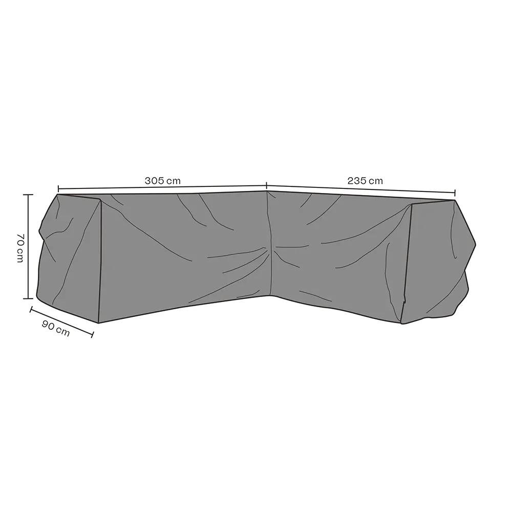Möbelskydd hörnsoffa 235/305x70 cm Premium