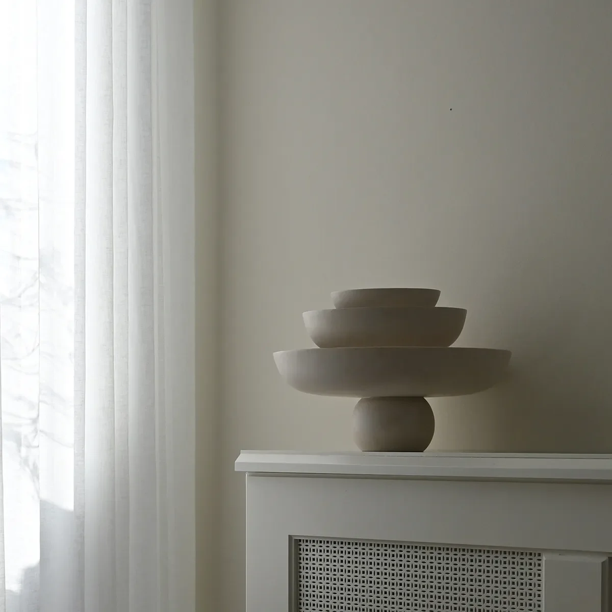 Handmålad dekorationsskål Baburu Mini Birch Ø 20 cm