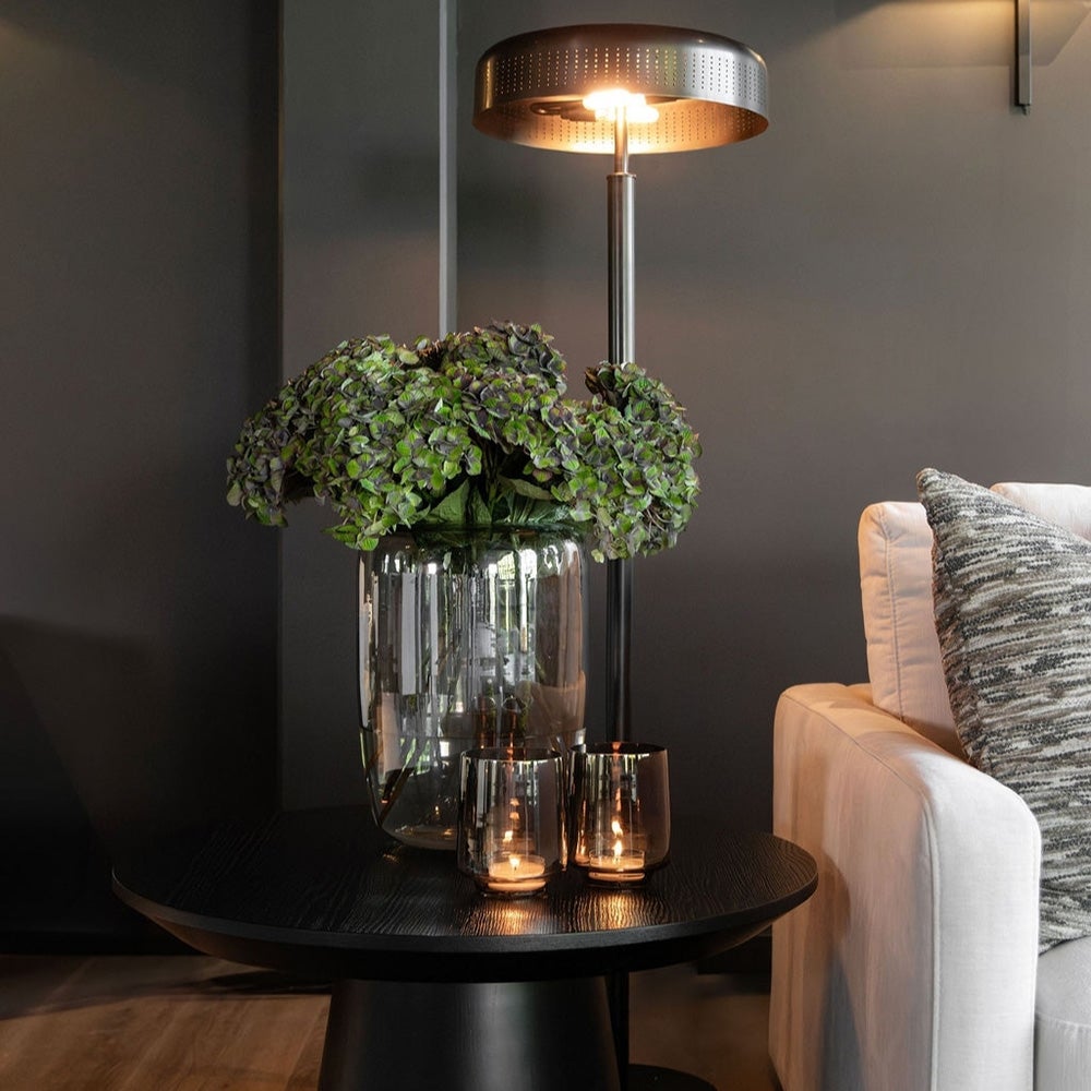 Reef vas i handblåst glas Ø28 cm Smoke Brown