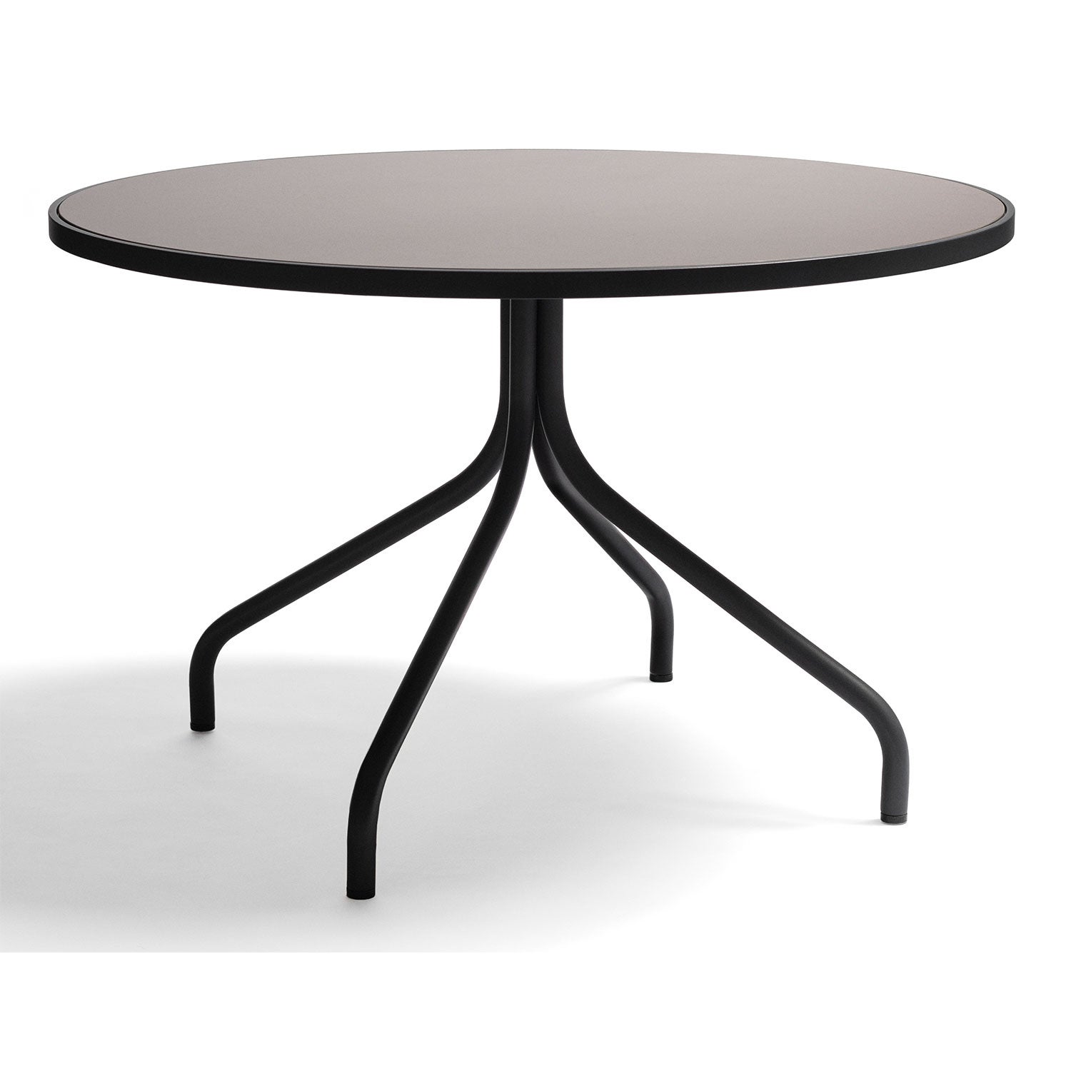 Arholma dining table round 120cm dark grey 