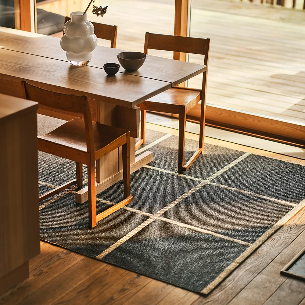 Vävd Matta Criss Dark Brown 180x260 cm