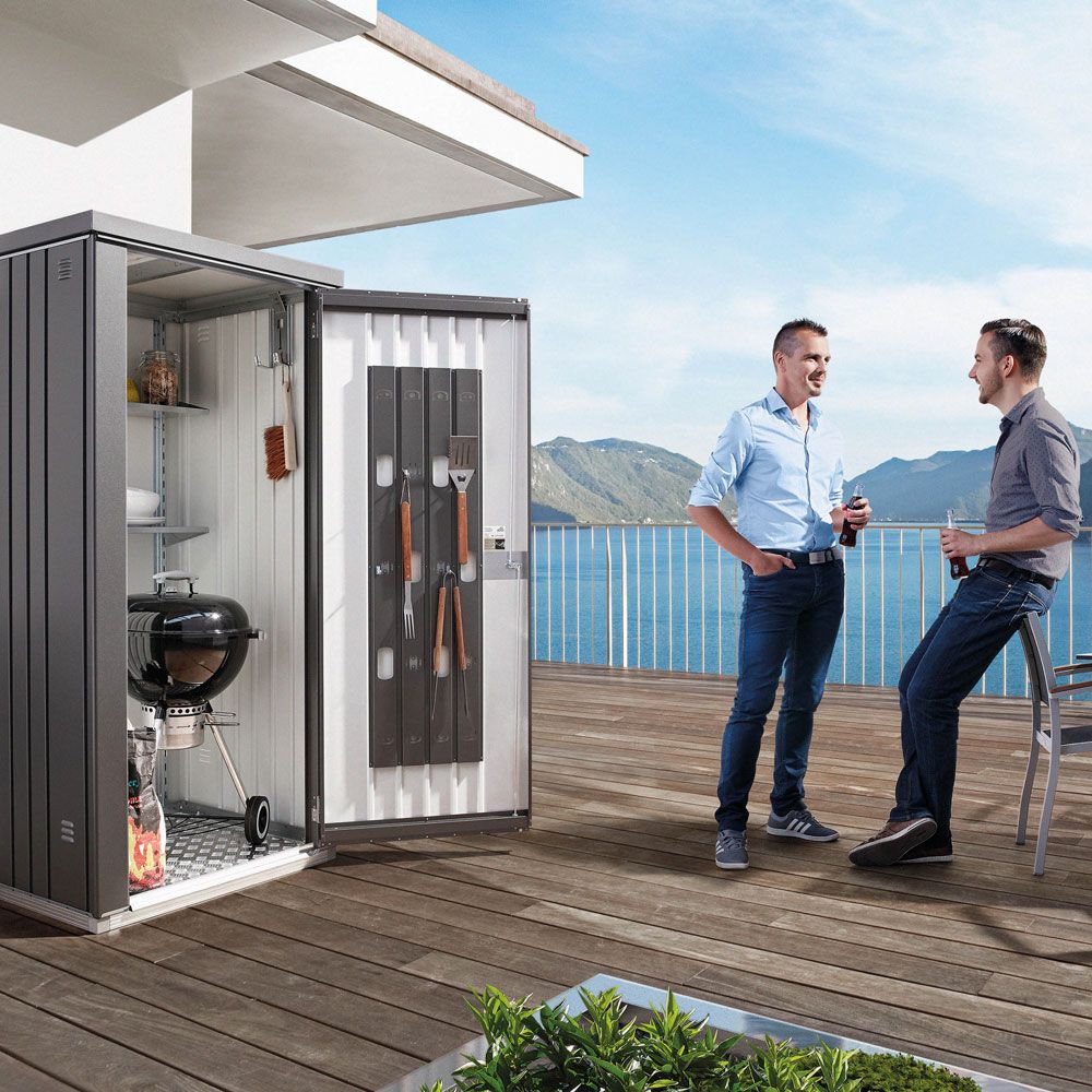 Redskapsbod 230cm silver Biohort