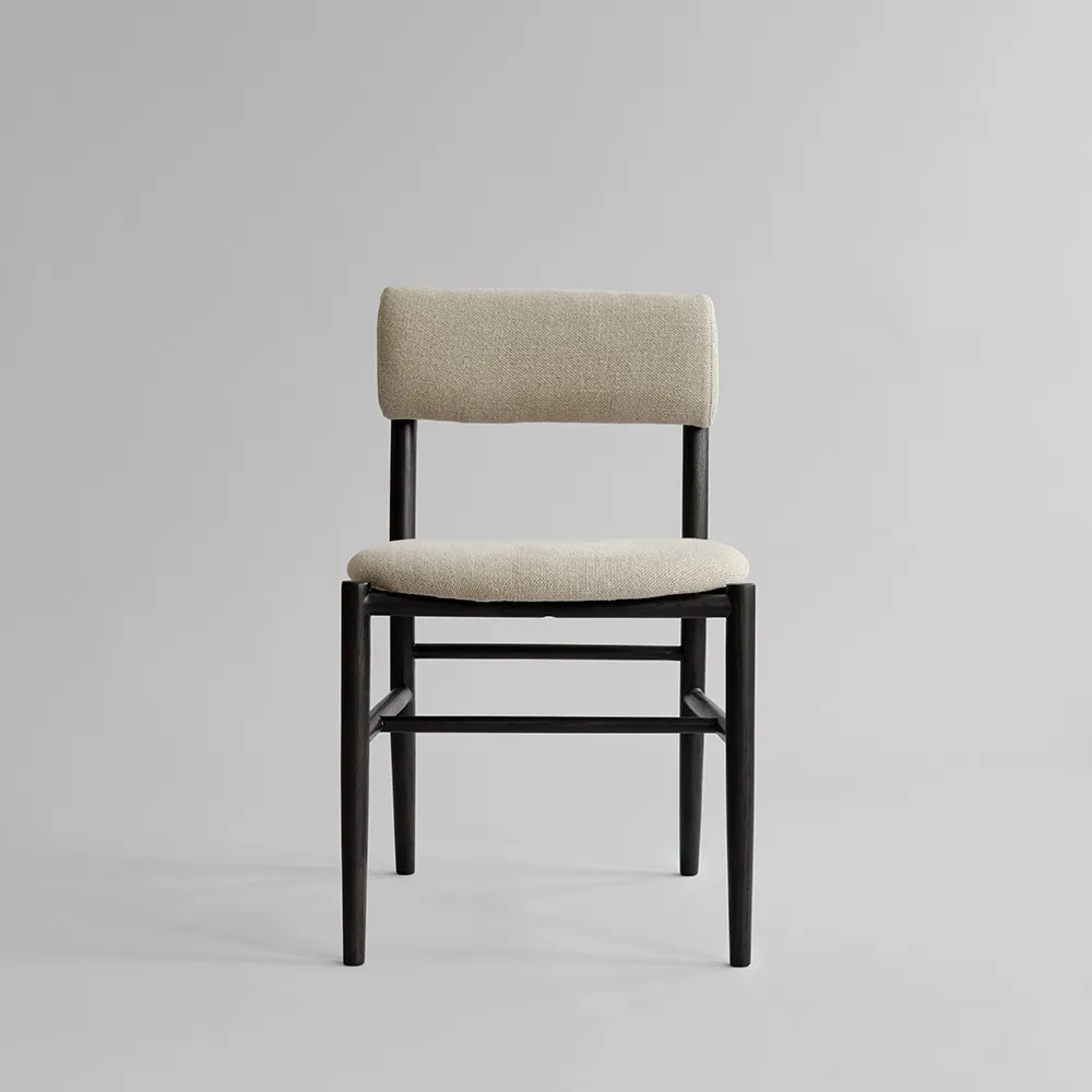 Nama Matstol - Coffee Black, Linen