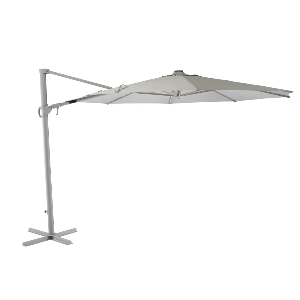 Cilento parasoll 350 cm Light Grey / Khaki